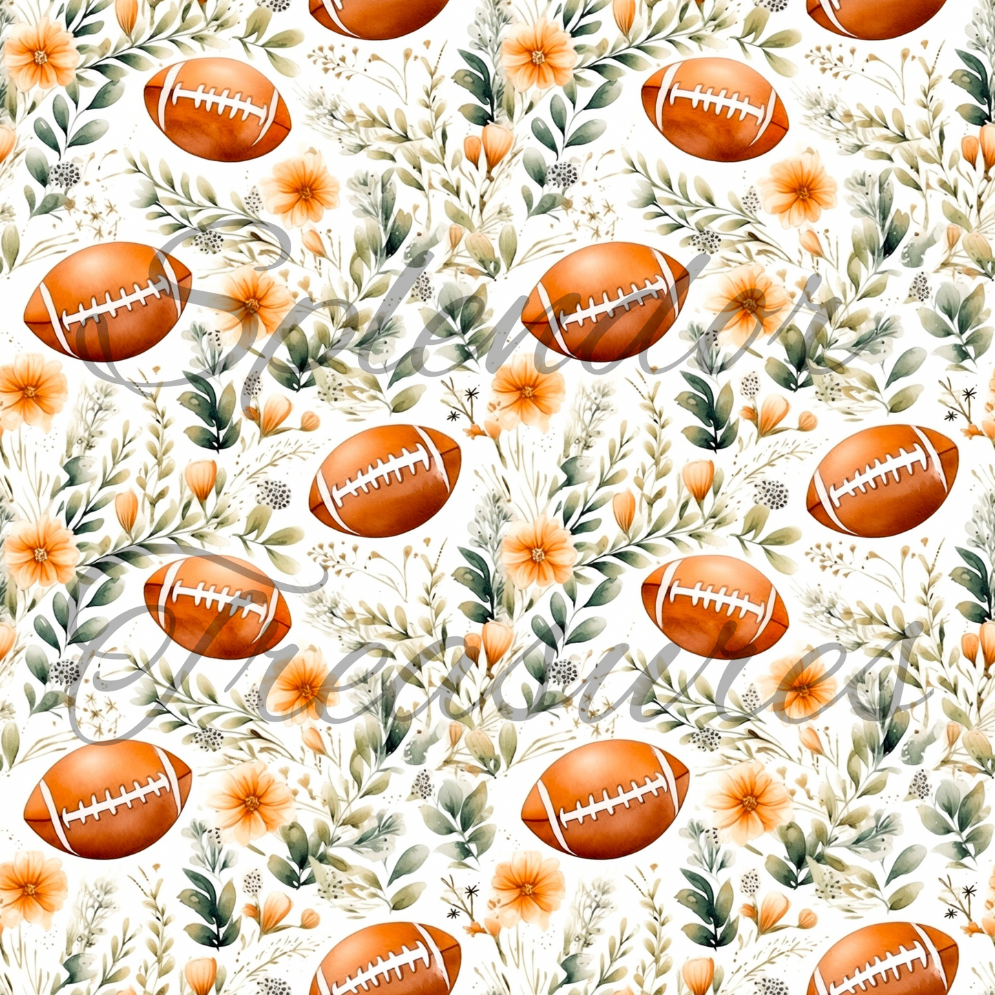 Fall Football and florals