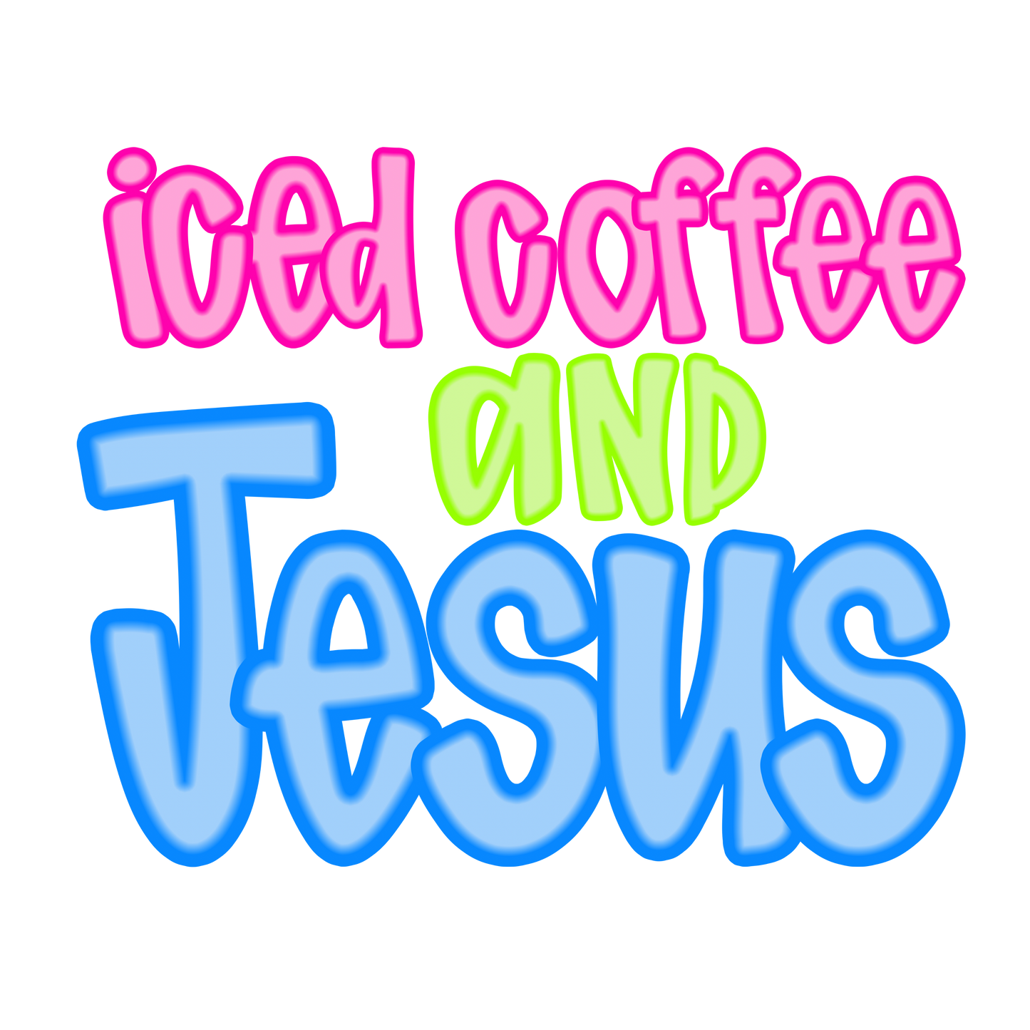 Iced coffee and jesus