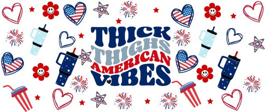 Thick Thighs American Vibes