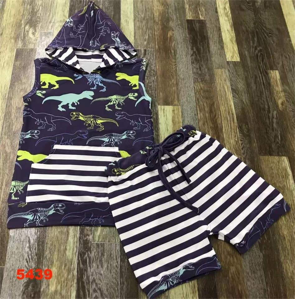 Dino short set