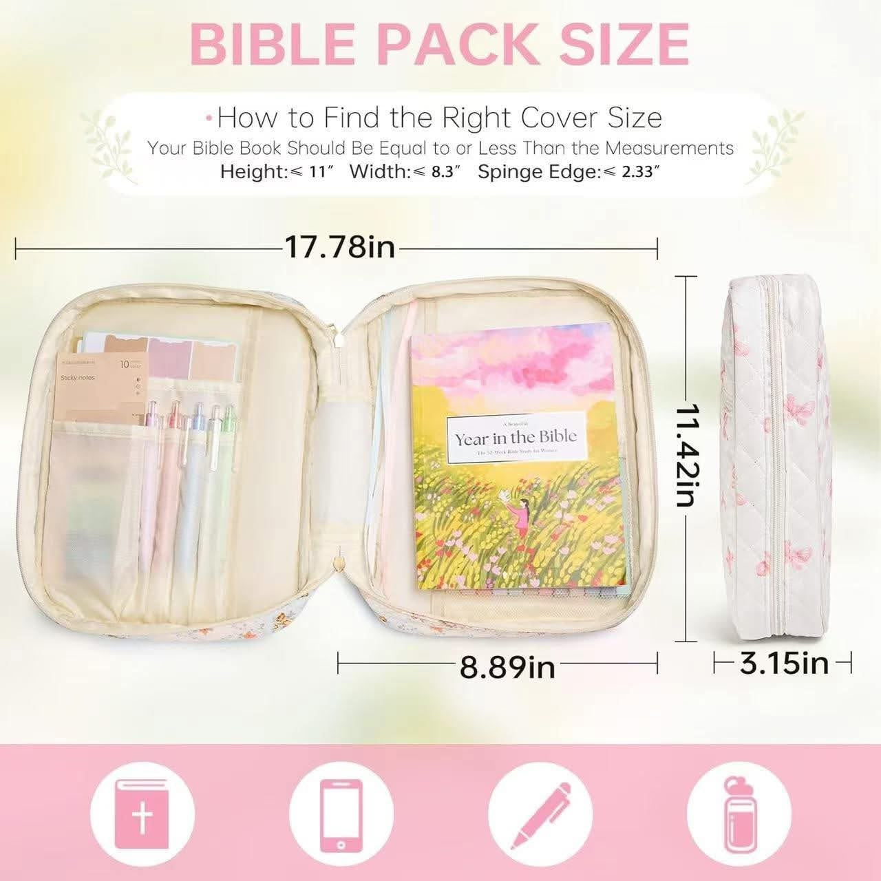 📚 Bible Tote Bag Organizer – $30 Bundle