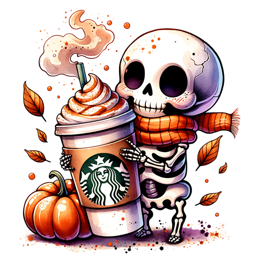 Pumpkin Spice Skeleton