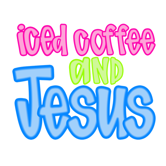 Iced coffee and jesus